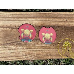 Sailor Moon Car Coasters | Car Accessories | Car Coaster